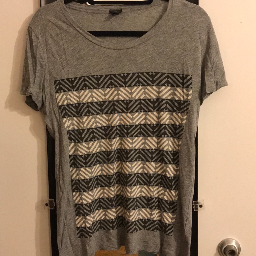 NWOT J.crew top with tribal design sz small